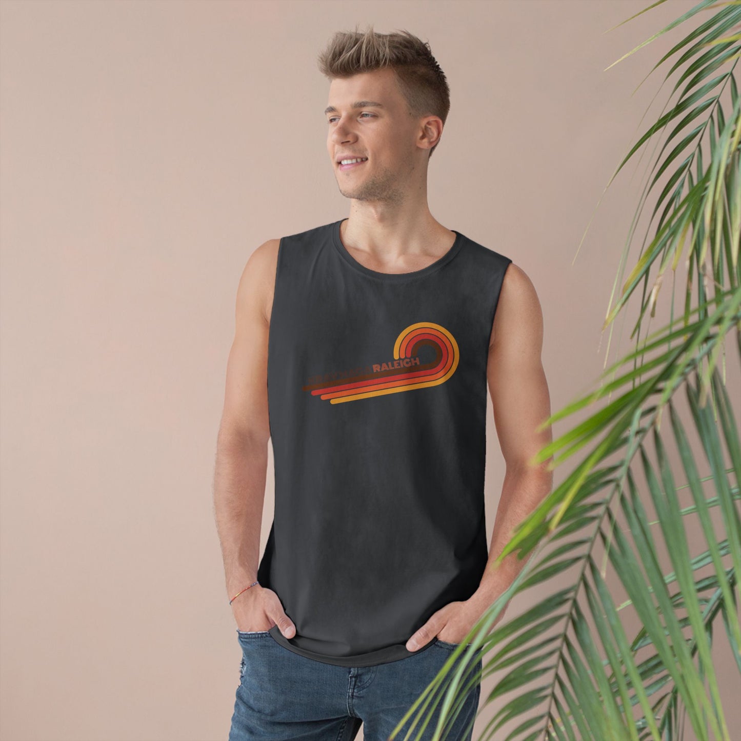 Unisex 70's Swirl Muscle Tank