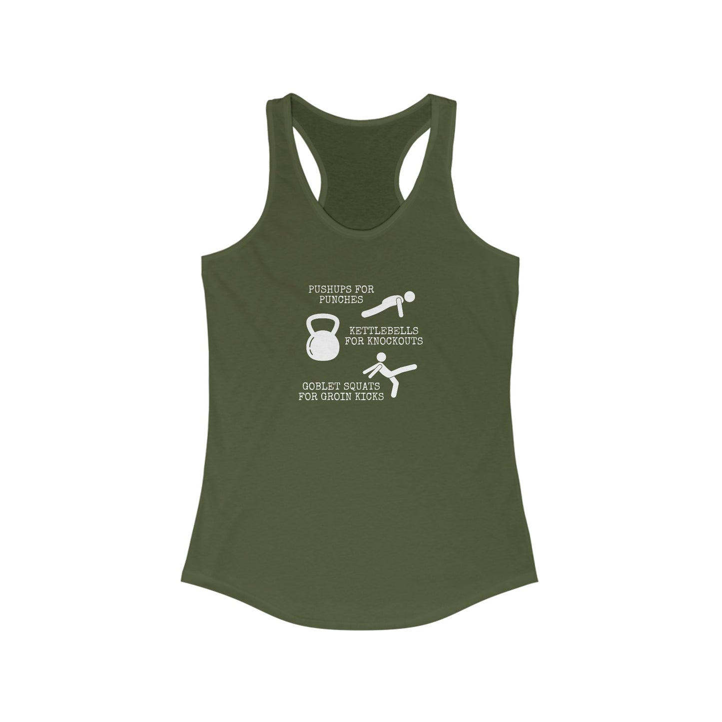 Women's Krav Fitness Racerback Tank