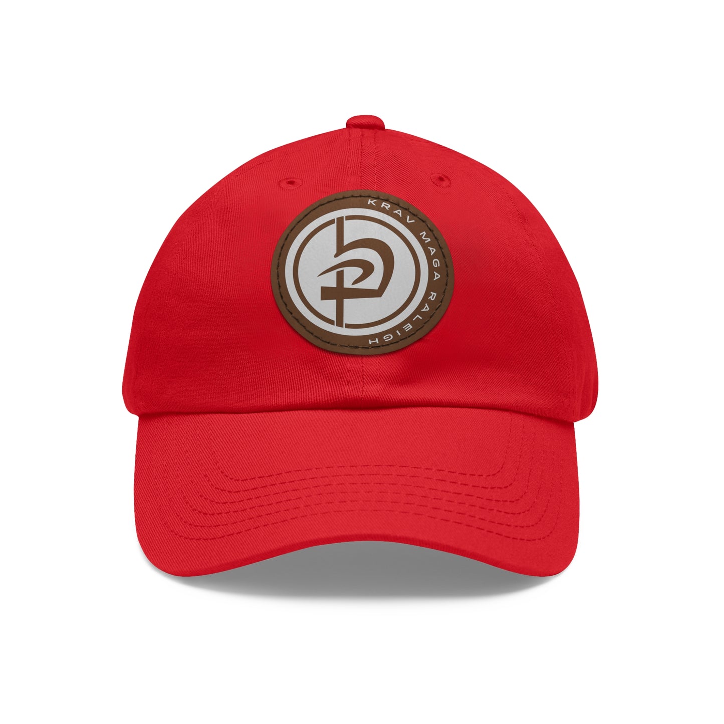 Leather Circle Patch Hat