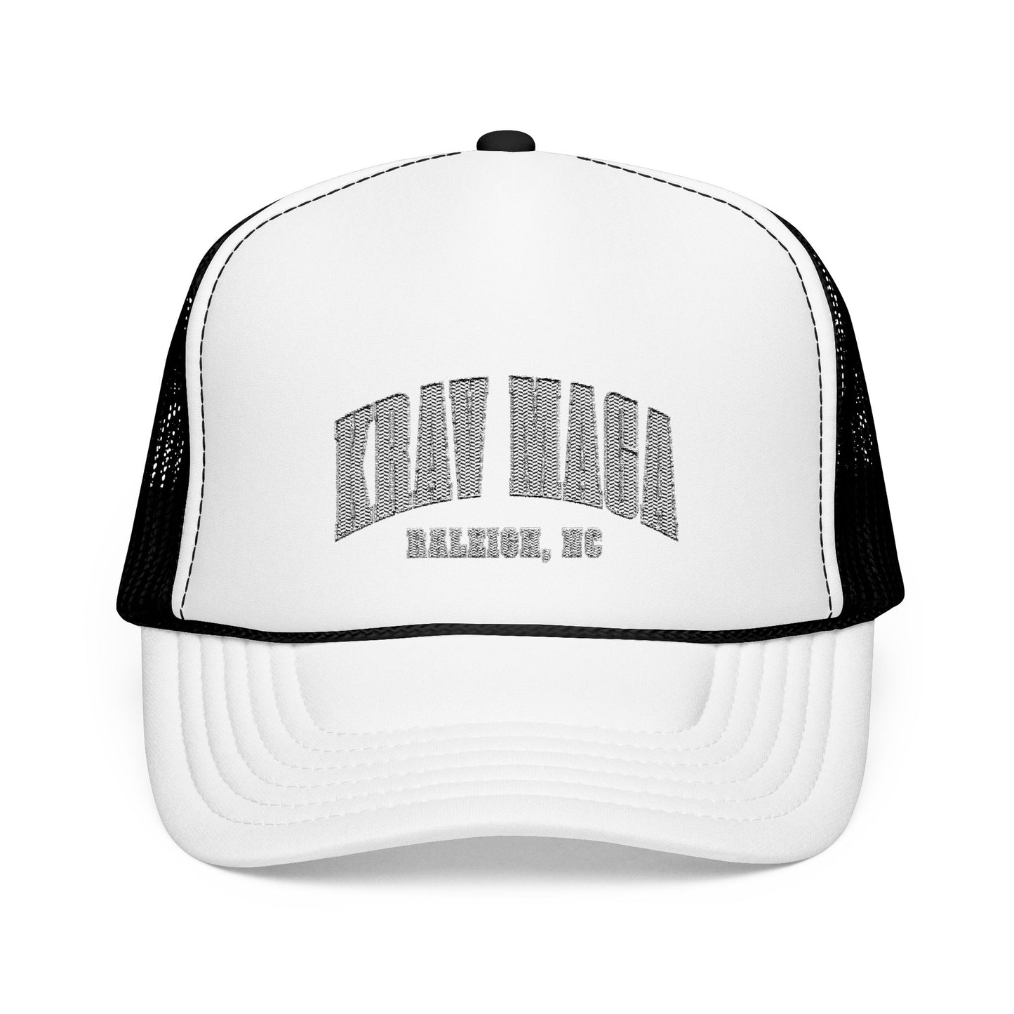 Embroidered Krav Wave Foam Trucker Hat