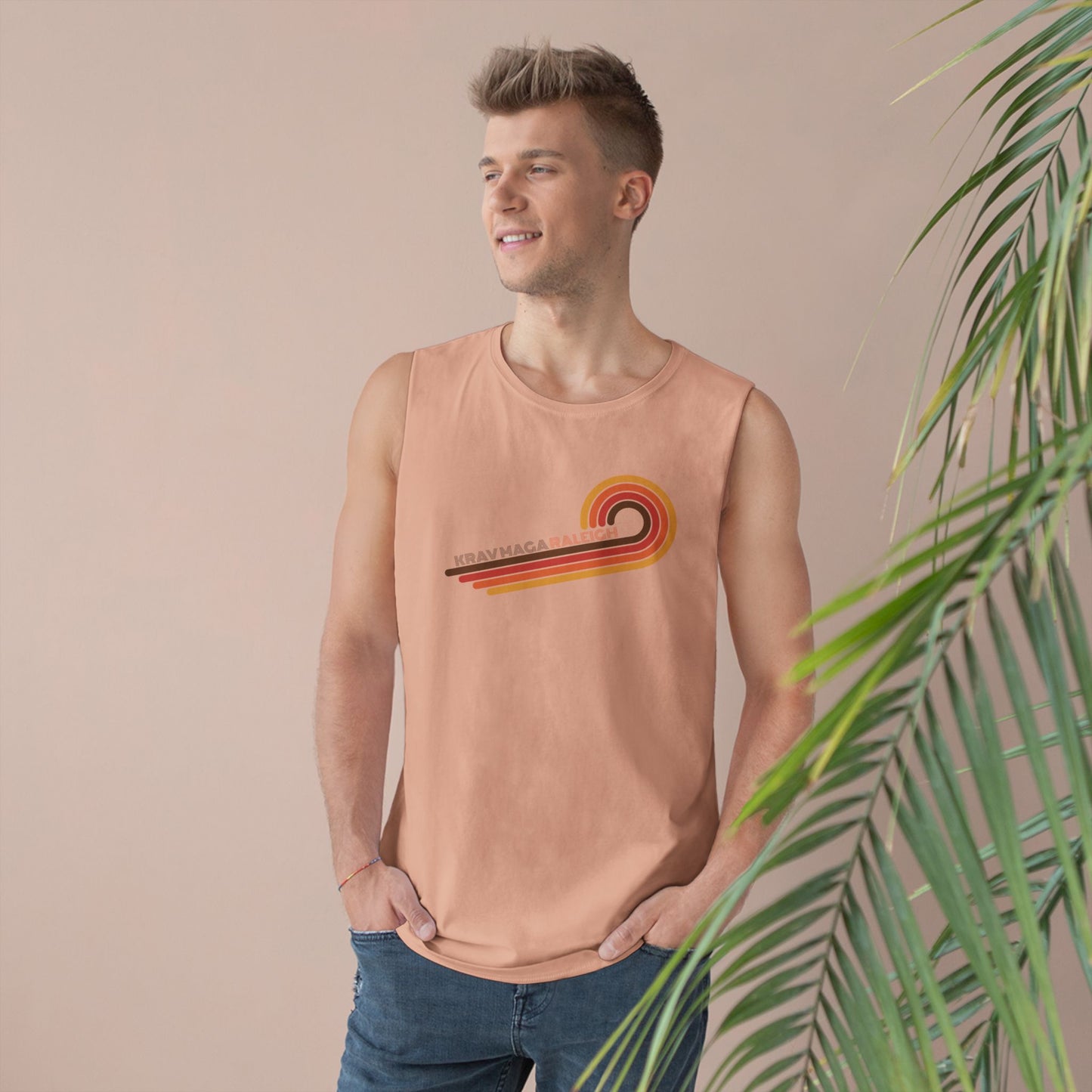 Unisex 70's Swirl Muscle Tank