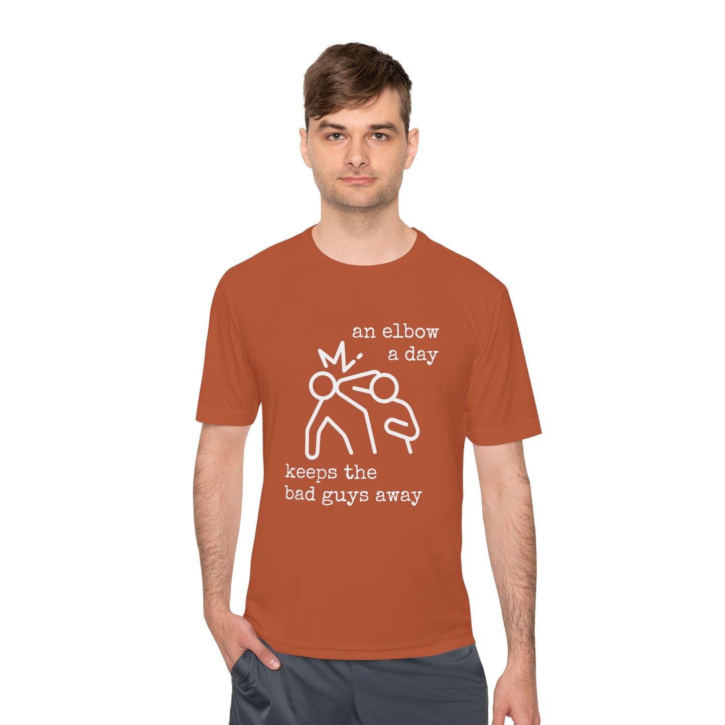 Unisex Elbow A Day Performance Tee
