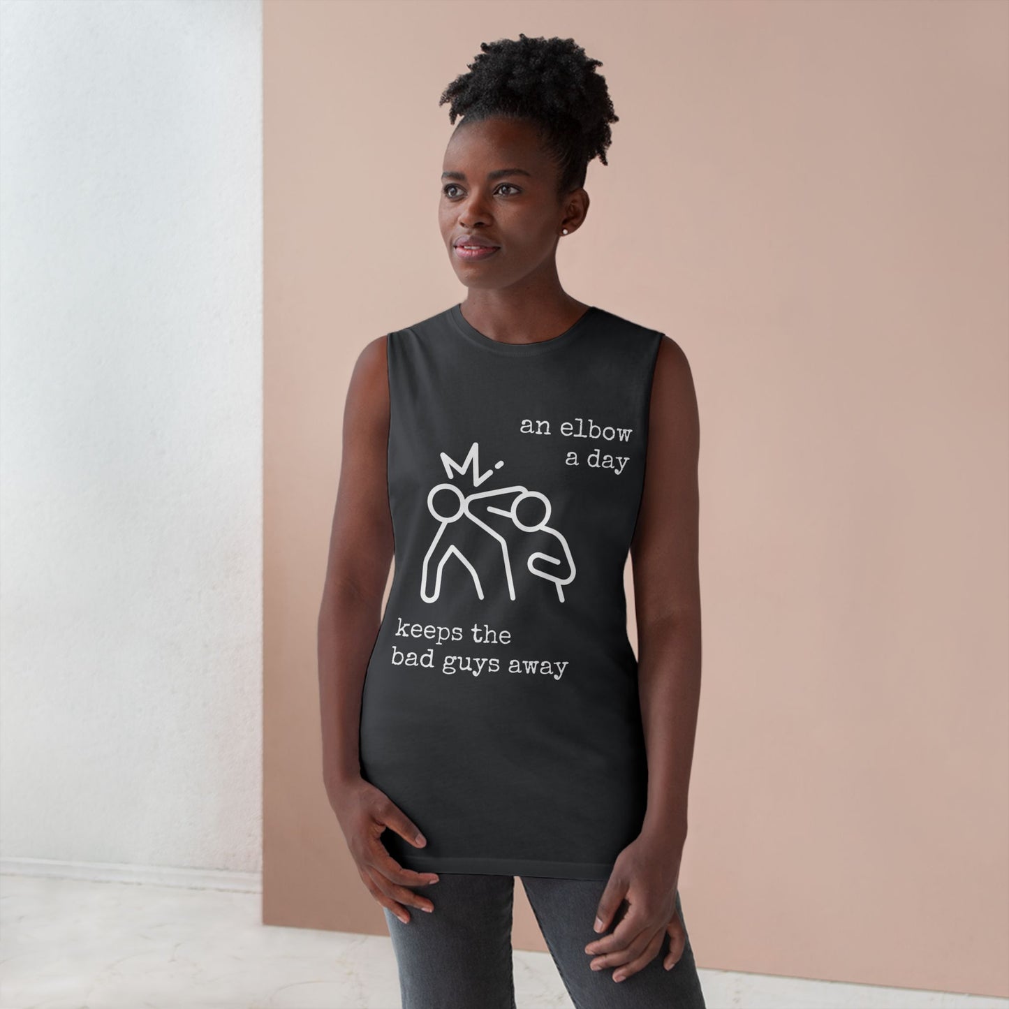 Unisex Elbow a Day Muscle Tank