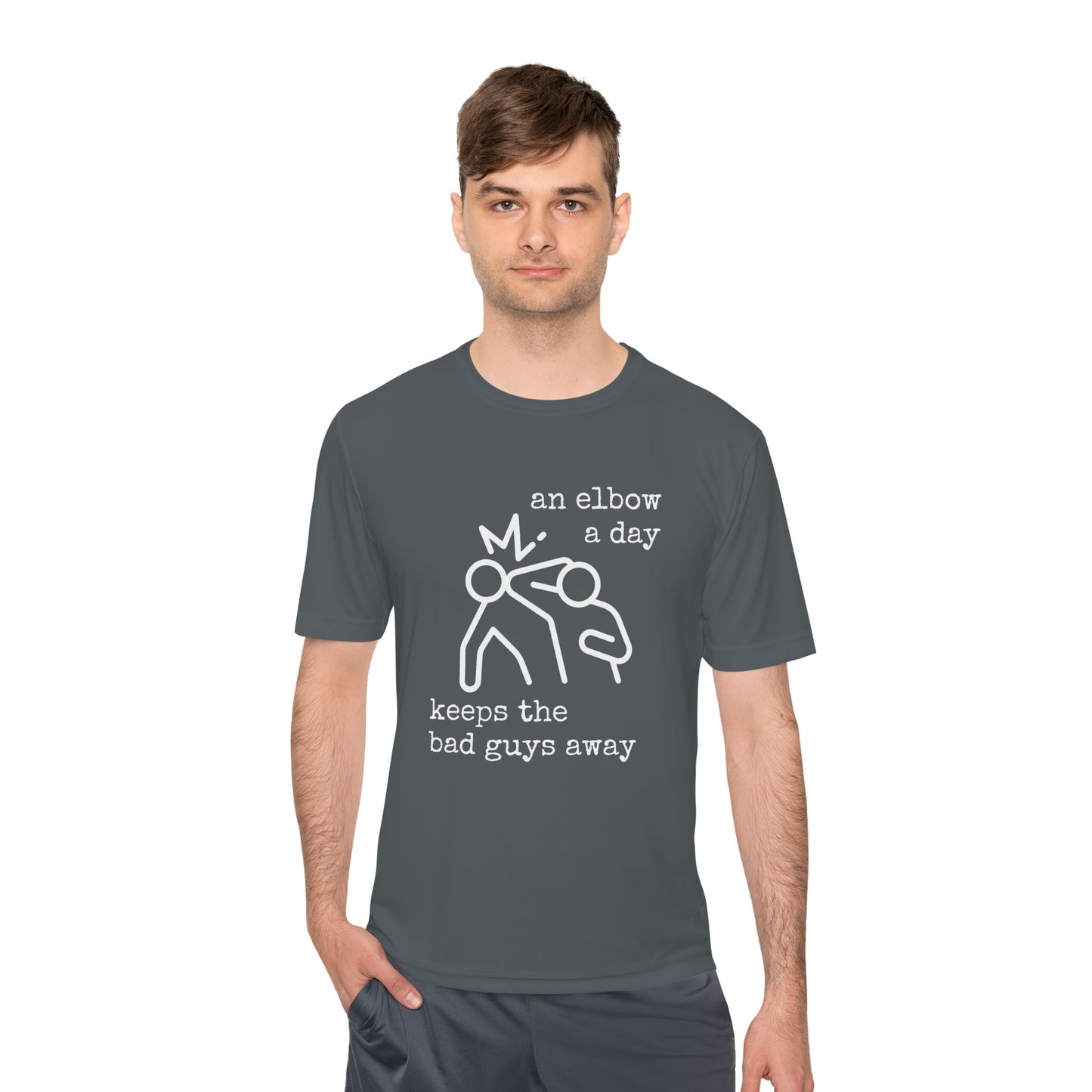 Unisex Elbow A Day Performance Tee