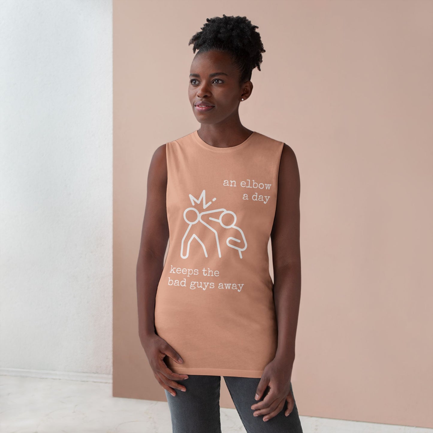 Unisex Elbow a Day Muscle Tank