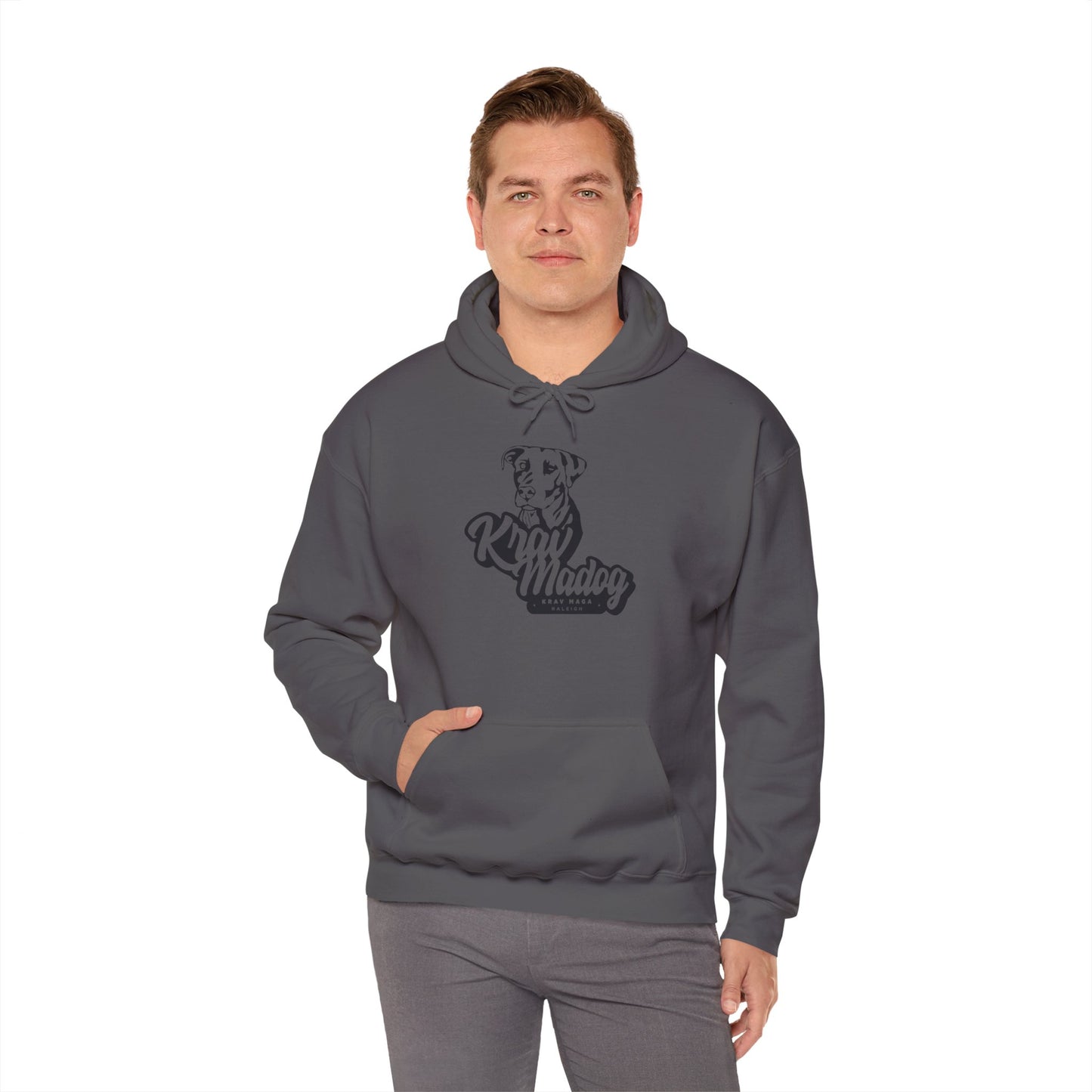 Unisex Heavy Blend™ Krav MaDog Hooded Sweatshirt