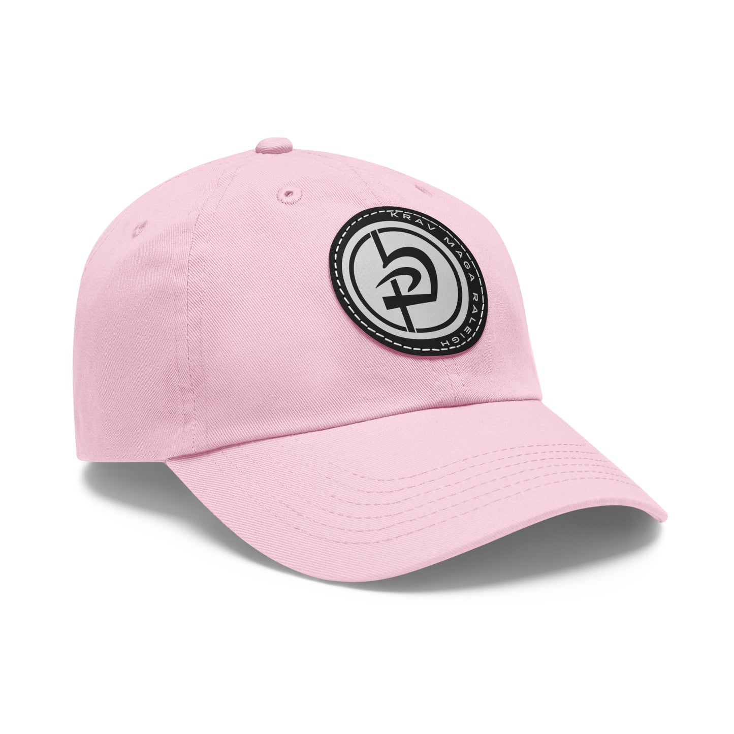Leather Circle Patch Hat