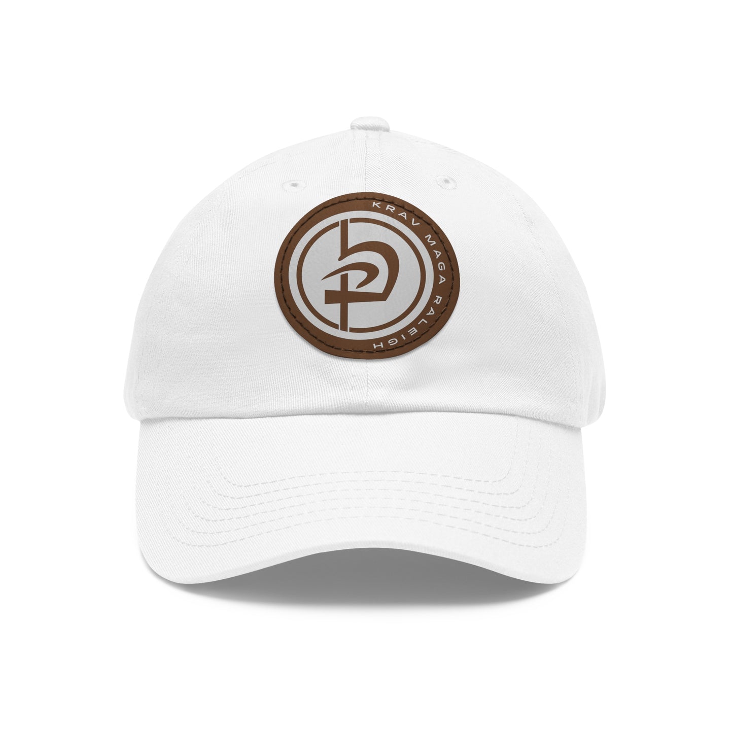 Leather Circle Patch Hat