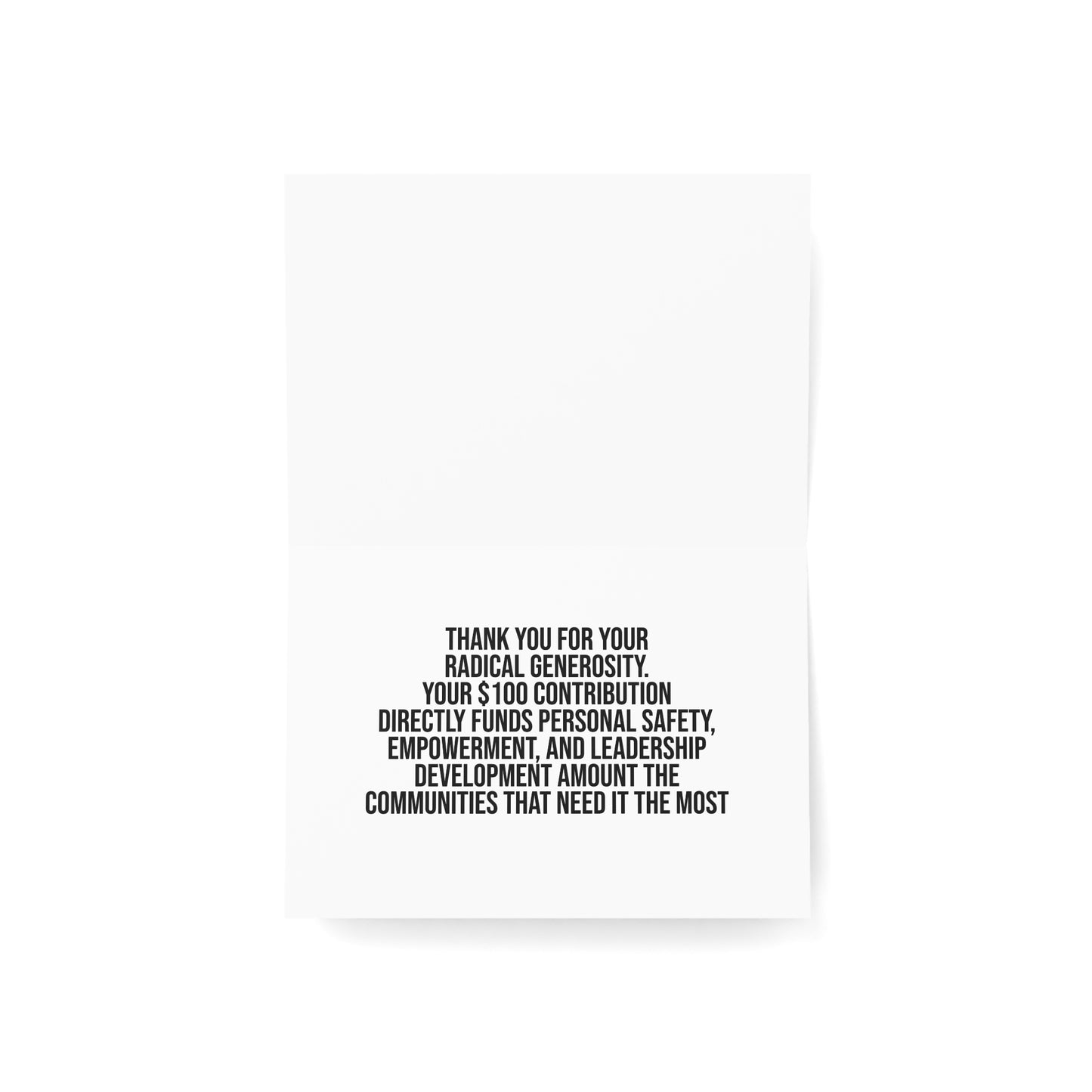 KMK Donation Card