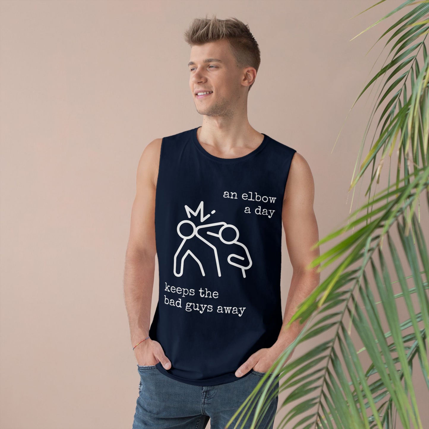 Unisex Elbow a Day Muscle Tank