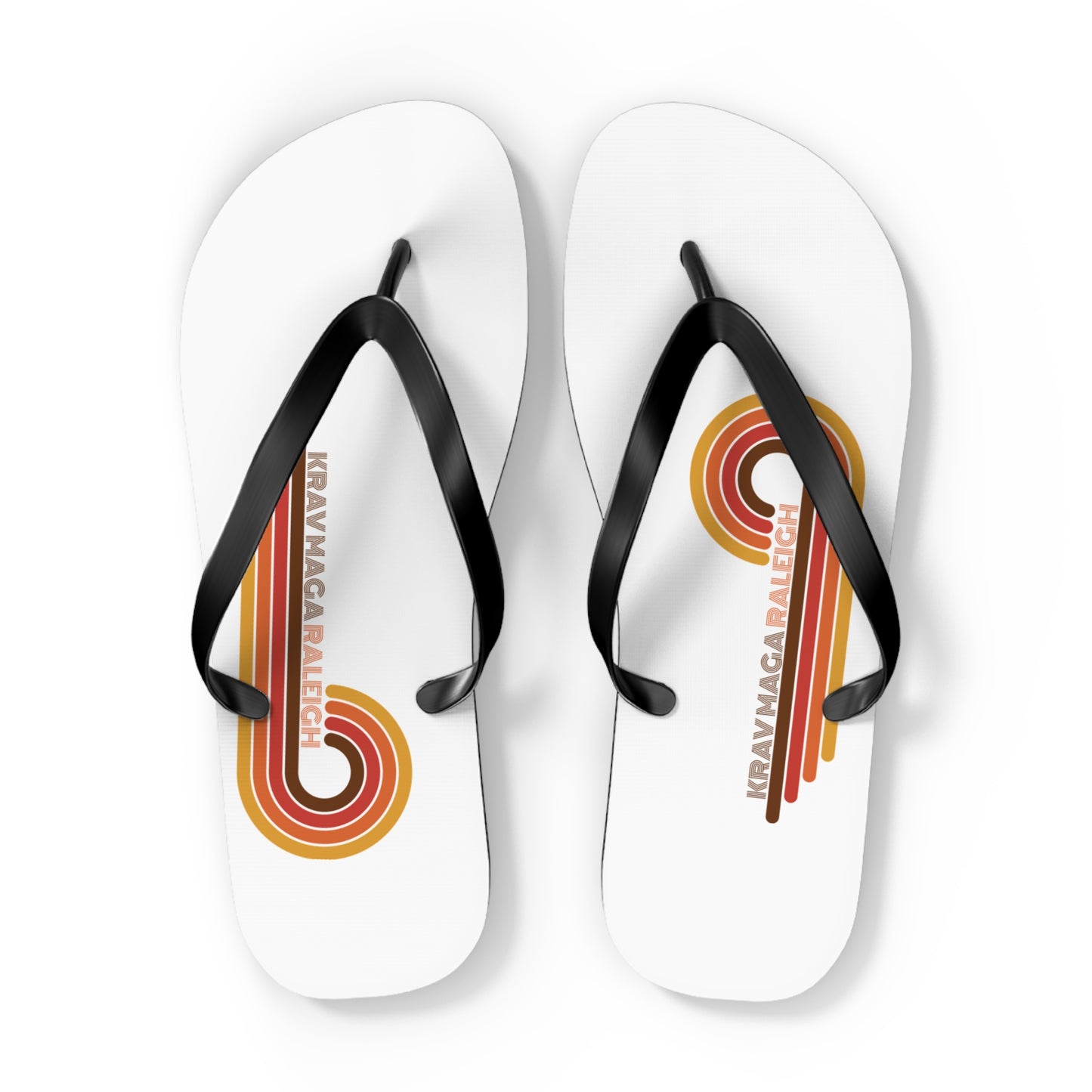70's Swirl Flip Flops