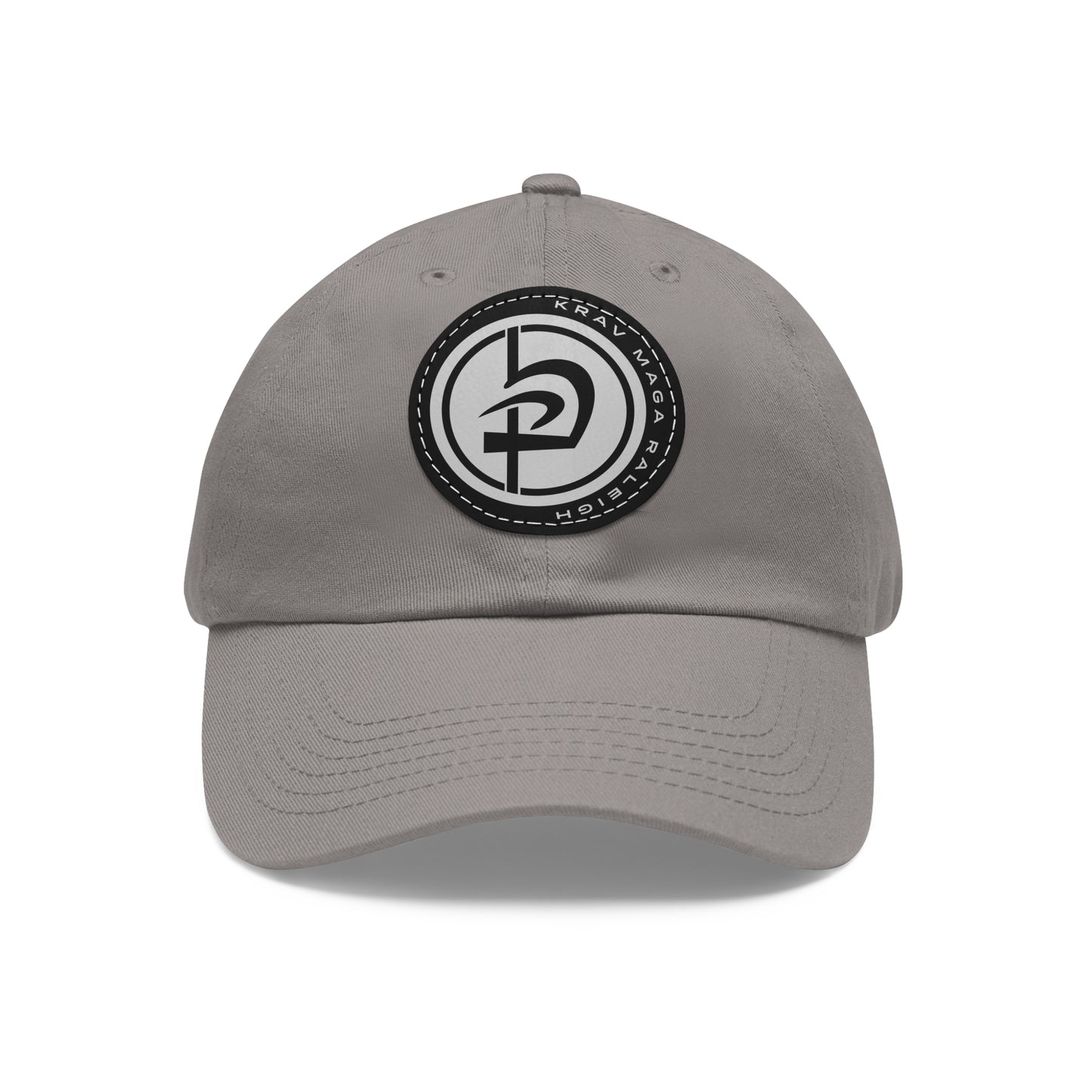 Leather Circle Patch Hat