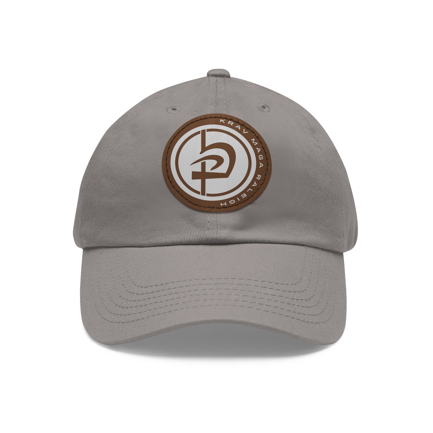 Leather Circle Patch Hat