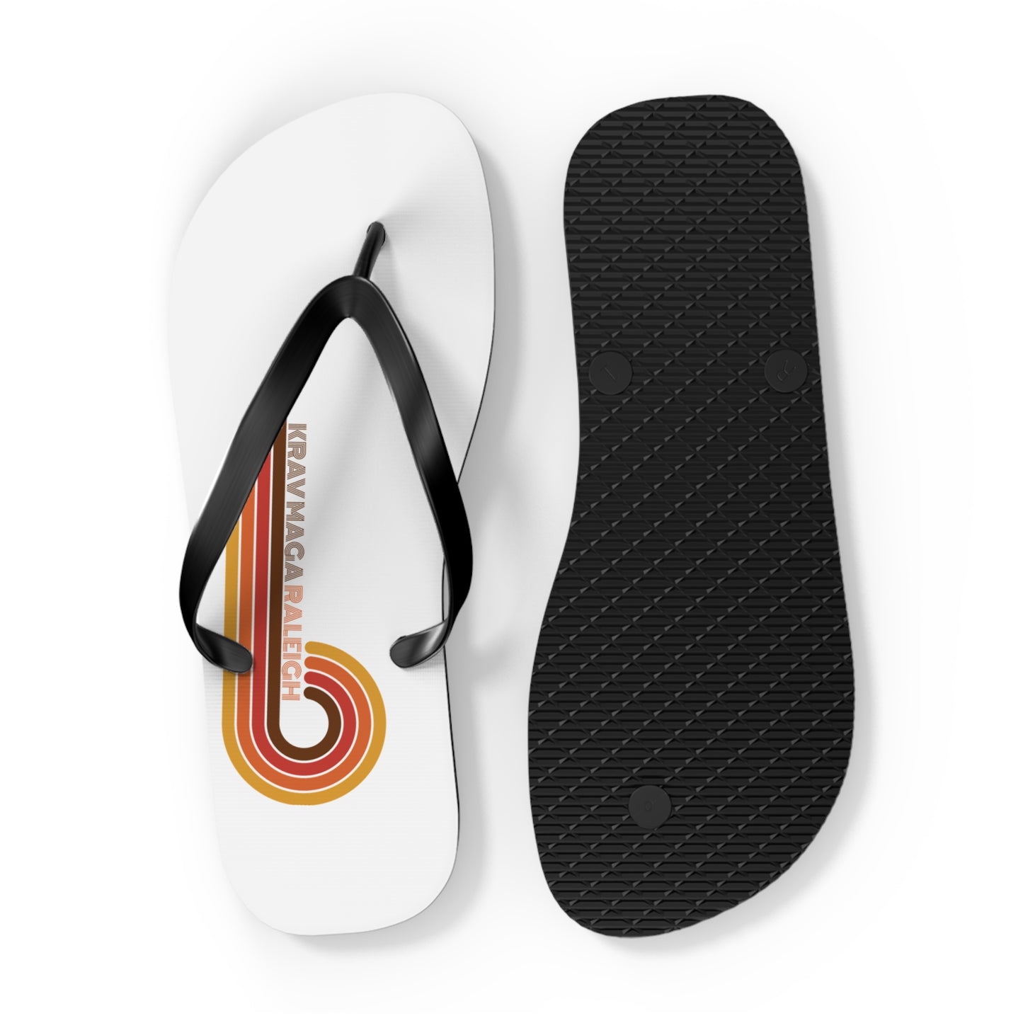 70's Swirl Flip Flops
