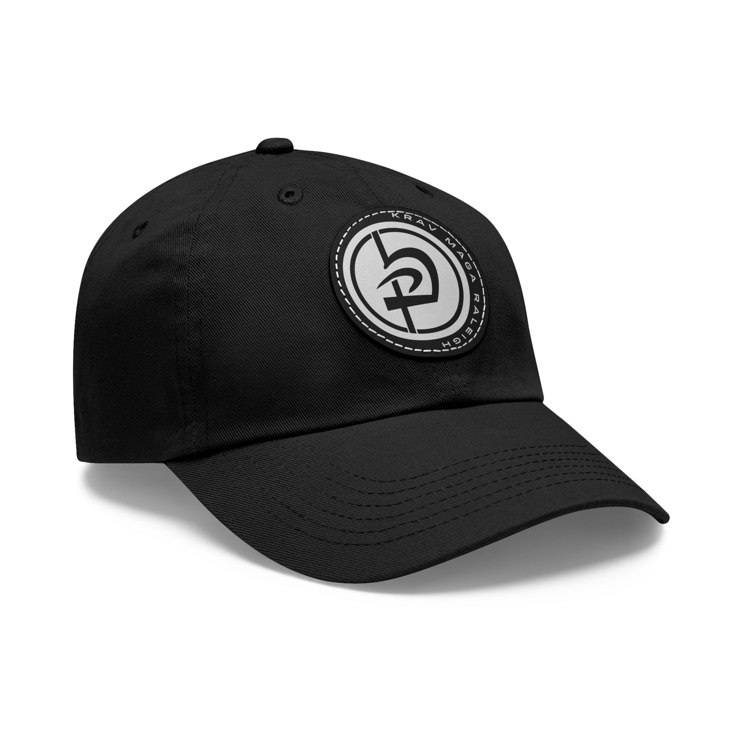Leather Circle Patch Hat