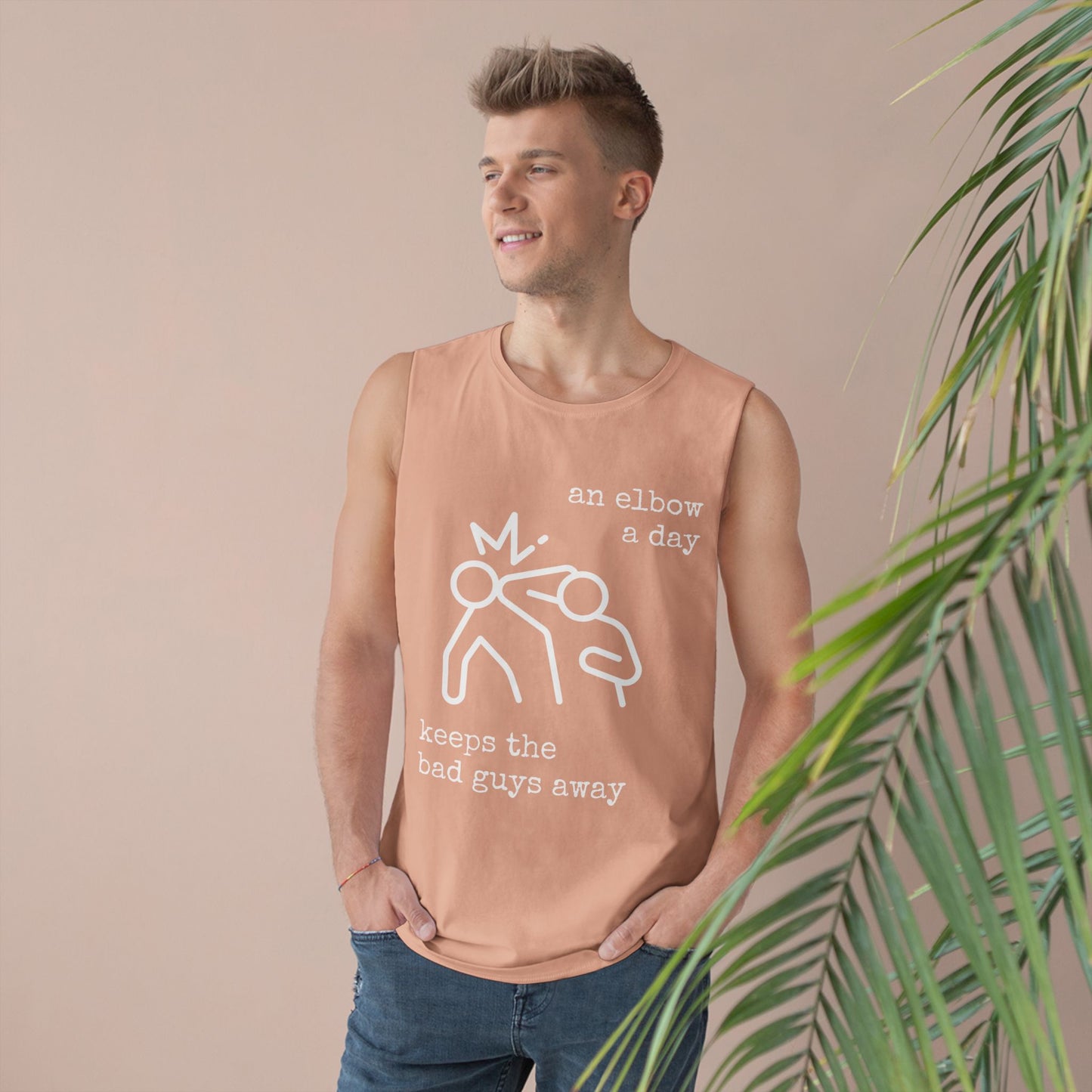 Unisex Elbow a Day Muscle Tank