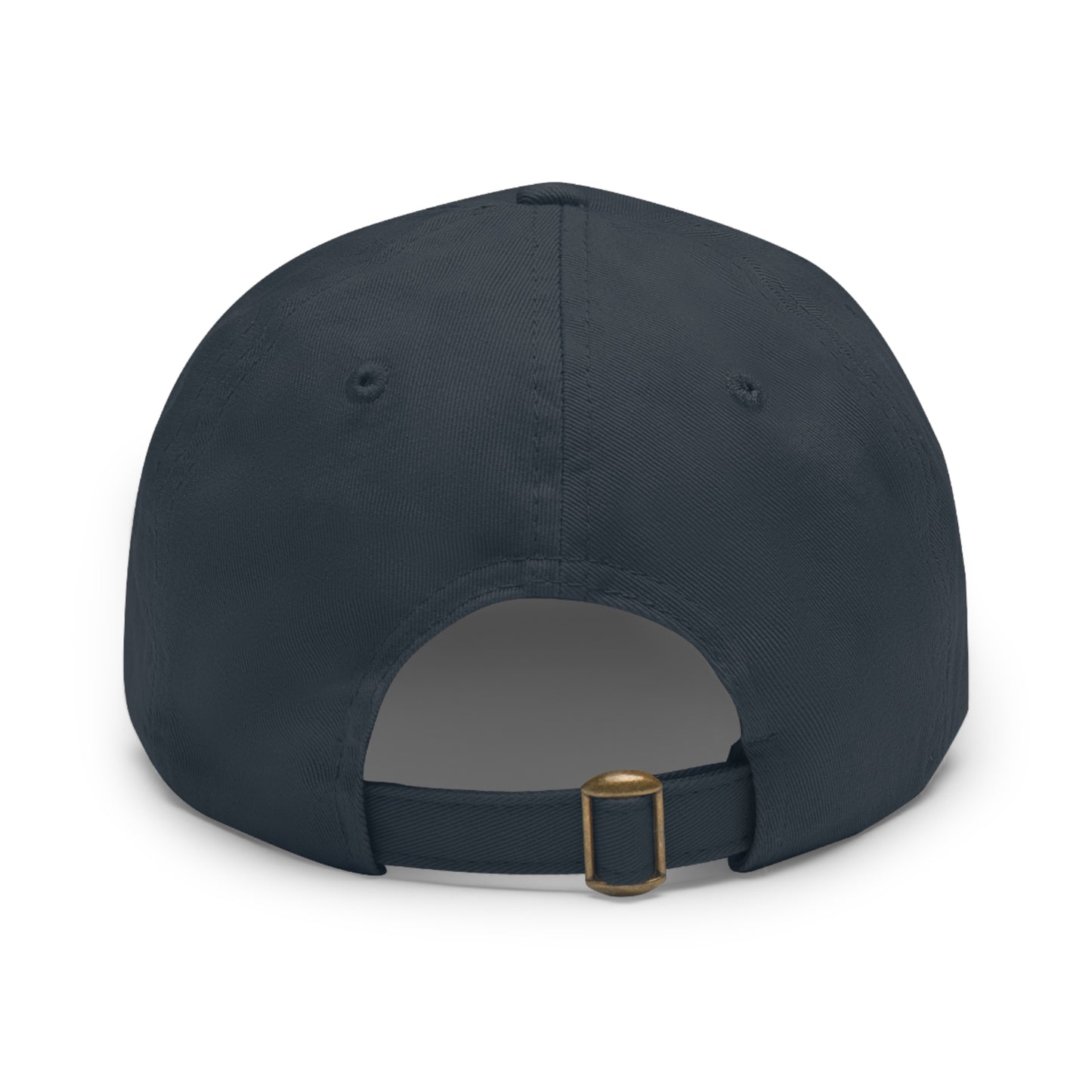 Leather Circle Patch Hat