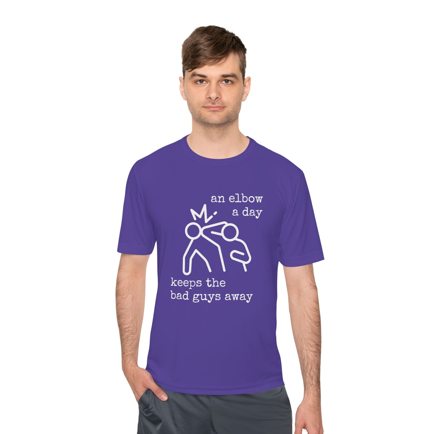 Unisex Elbow A Day Performance Tee