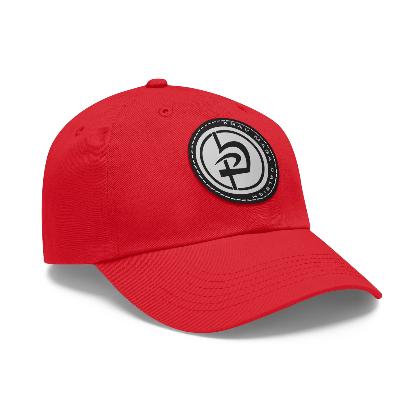 Leather Circle Patch Hat