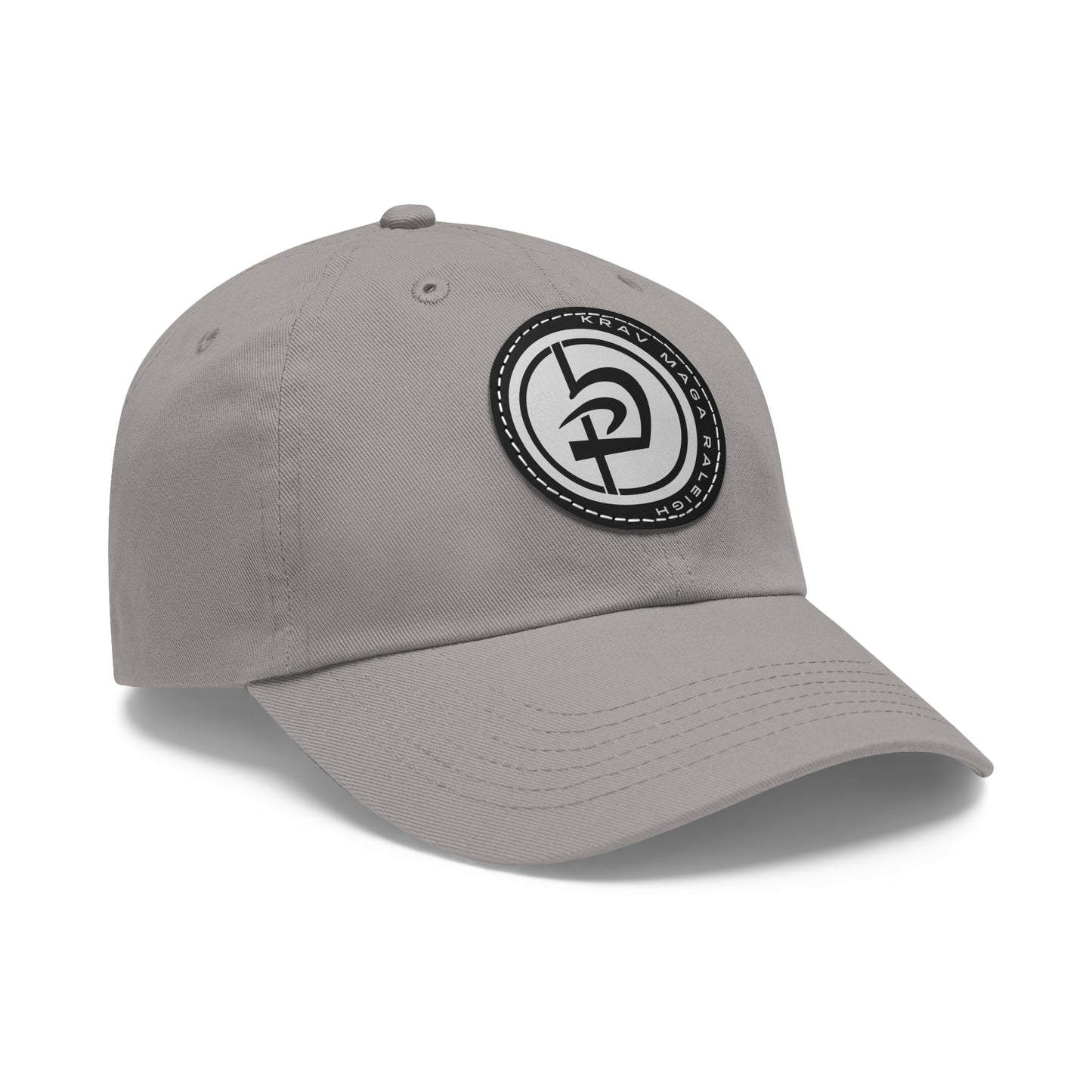 Leather Circle Patch Hat