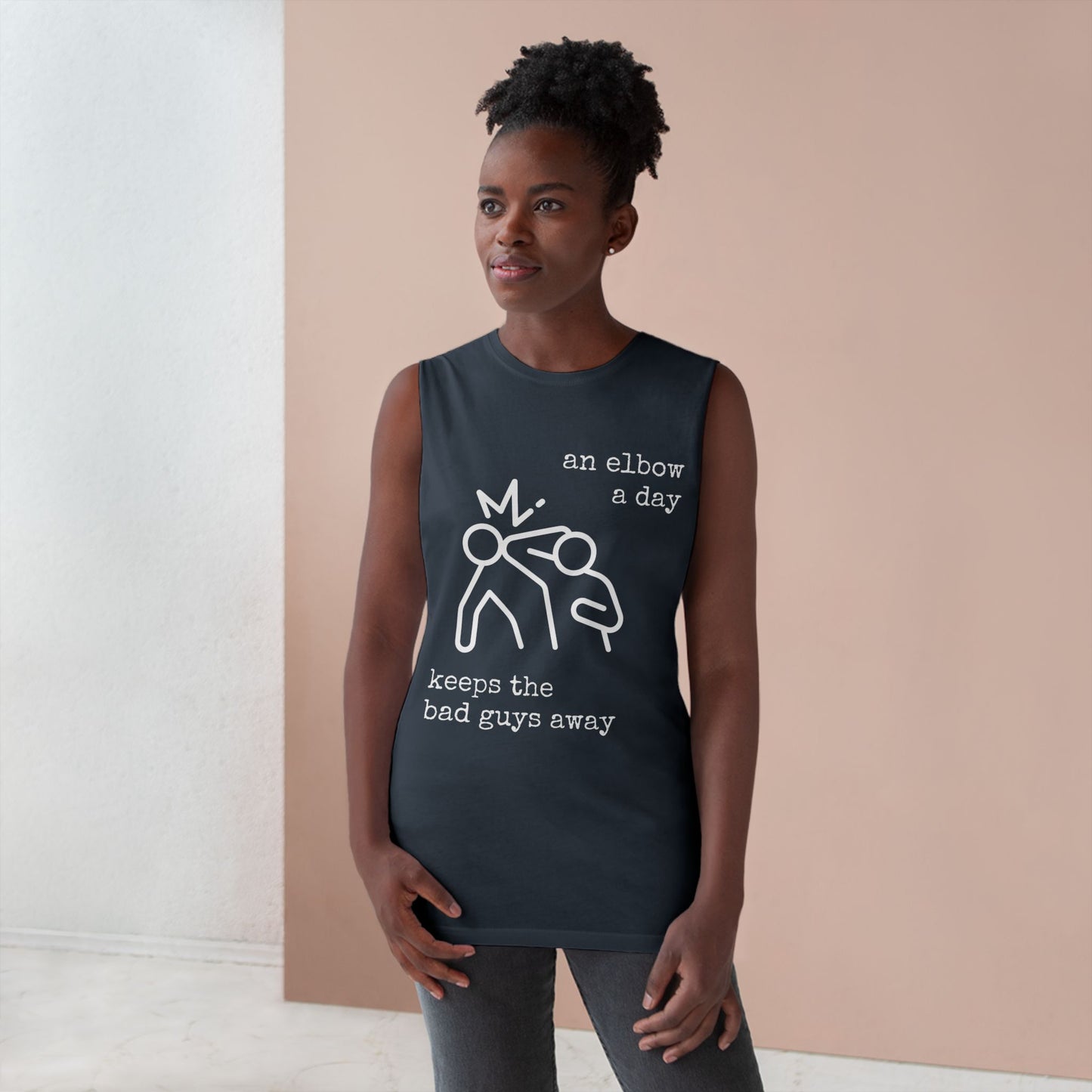 Unisex Elbow a Day Muscle Tank