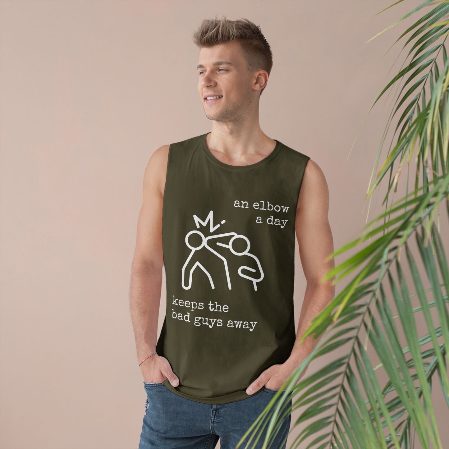 Unisex Elbow a Day Muscle Tank