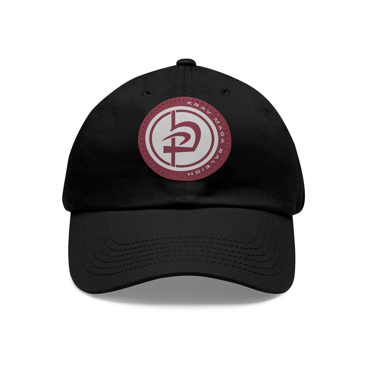 Leather Circle Patch Hat