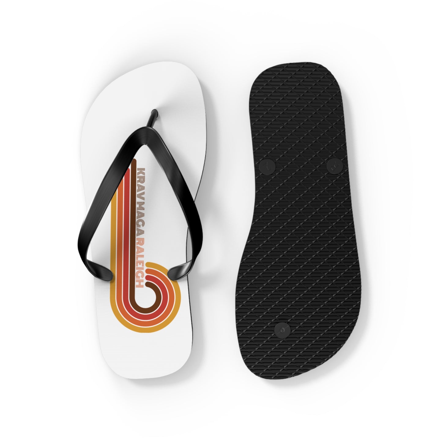 70's Swirl Flip Flops
