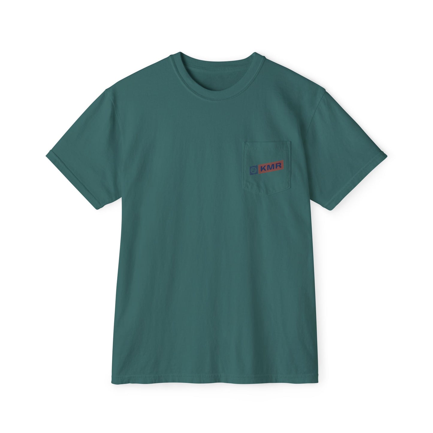 Unisex Kbar Flag Garment-Dyed Pocket T-Shirt