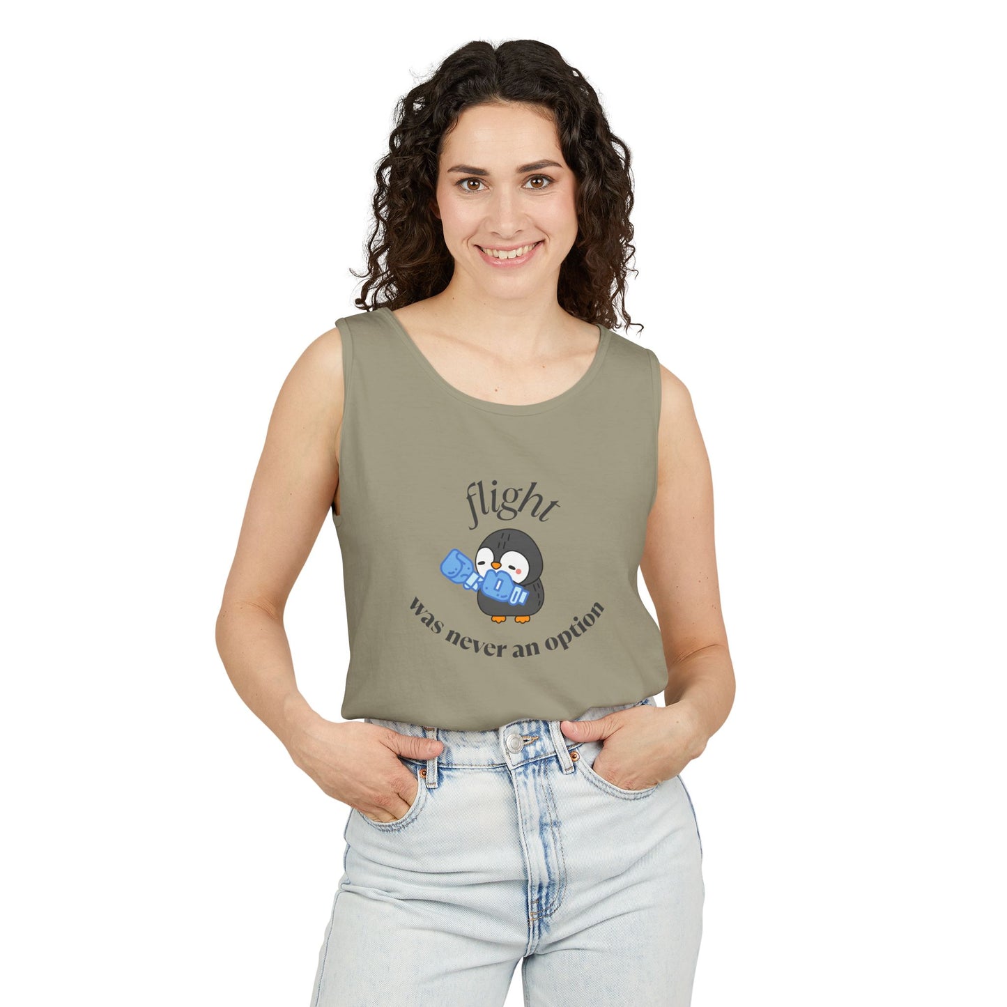 Unisex Penguin Flight Tank