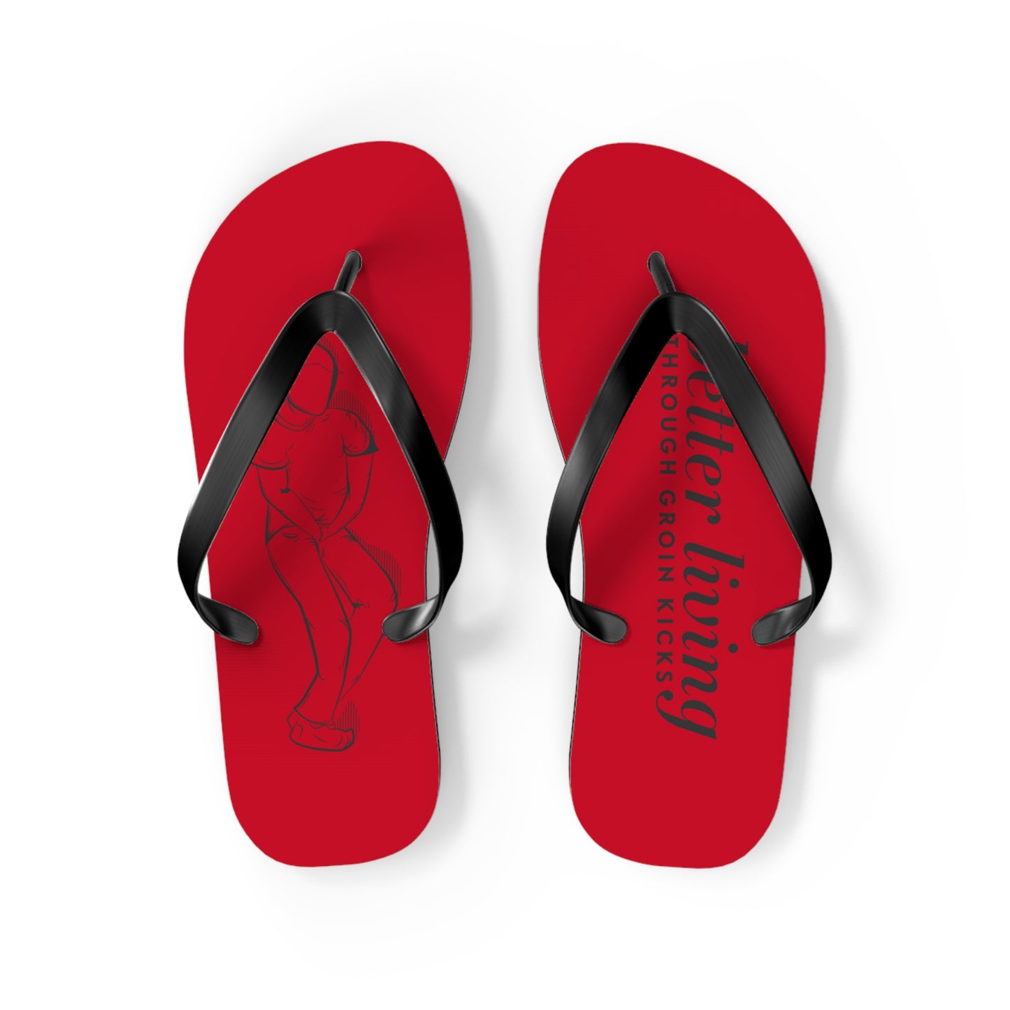 Better Living Flip Flops - Red