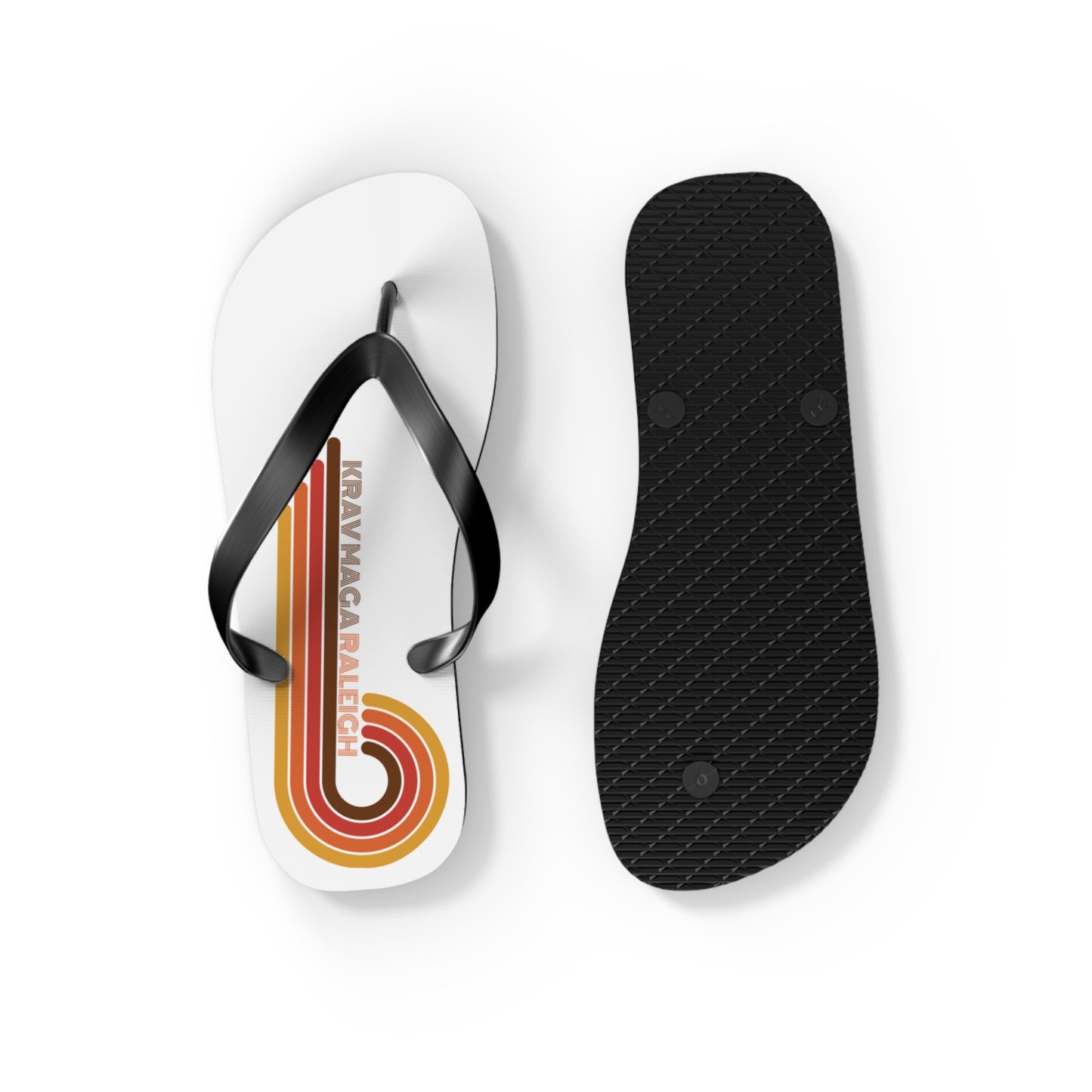 70's Swirl Flip Flops