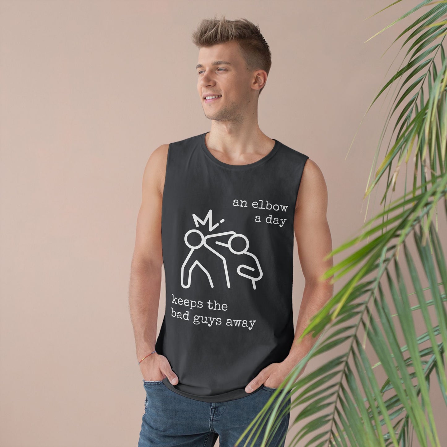 Unisex Elbow a Day Muscle Tank
