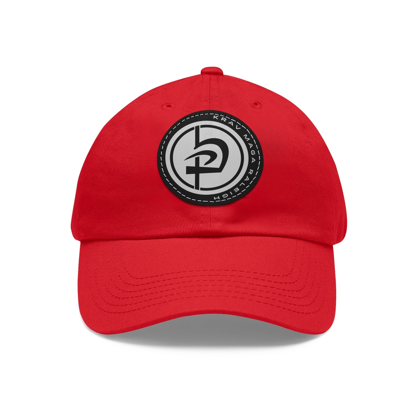 Leather Circle Patch Hat