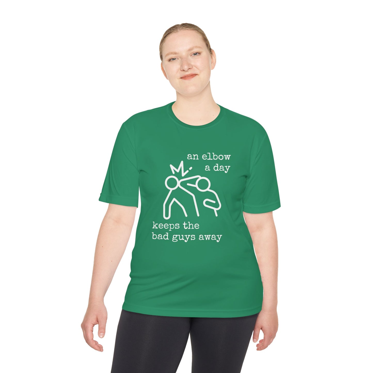Unisex Elbow A Day Performance Tee