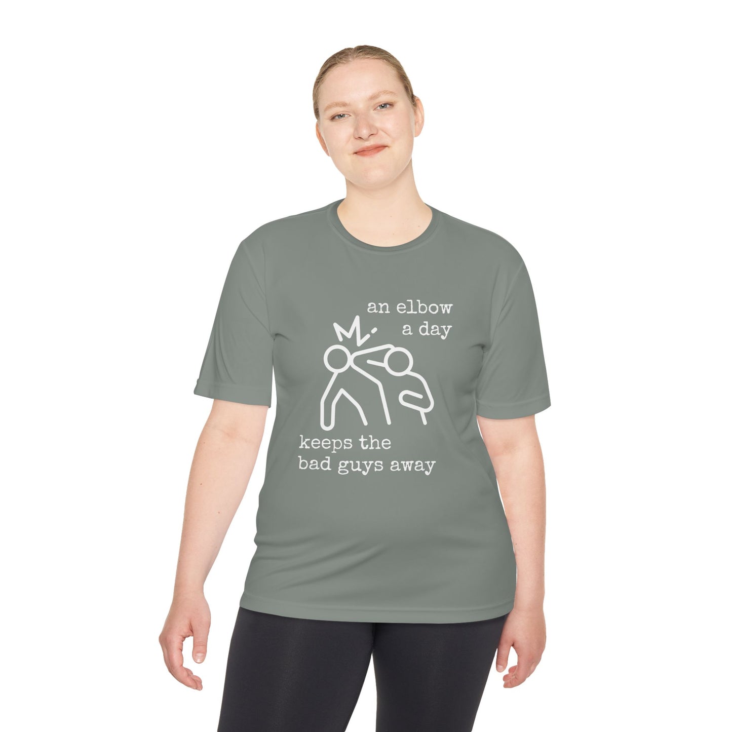 Unisex Elbow A Day Performance Tee