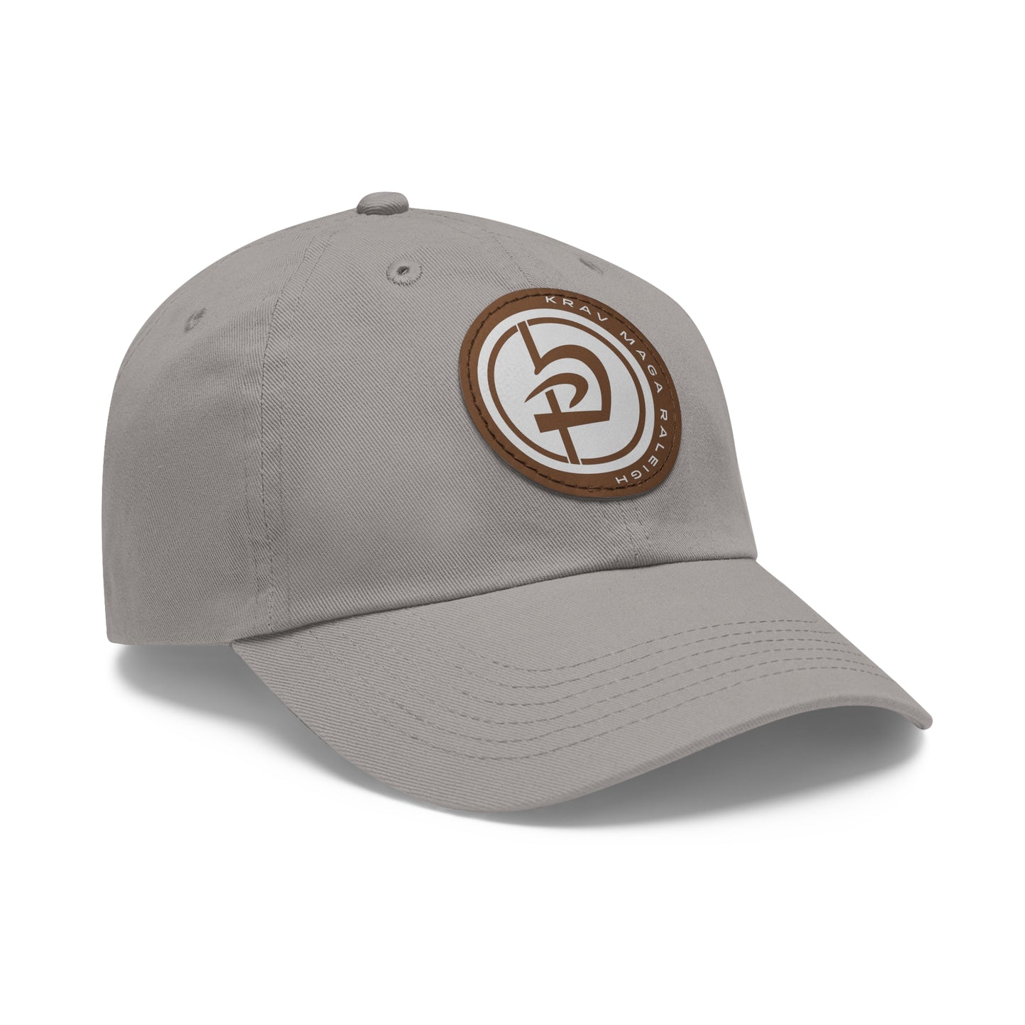 Leather Circle Patch Hat