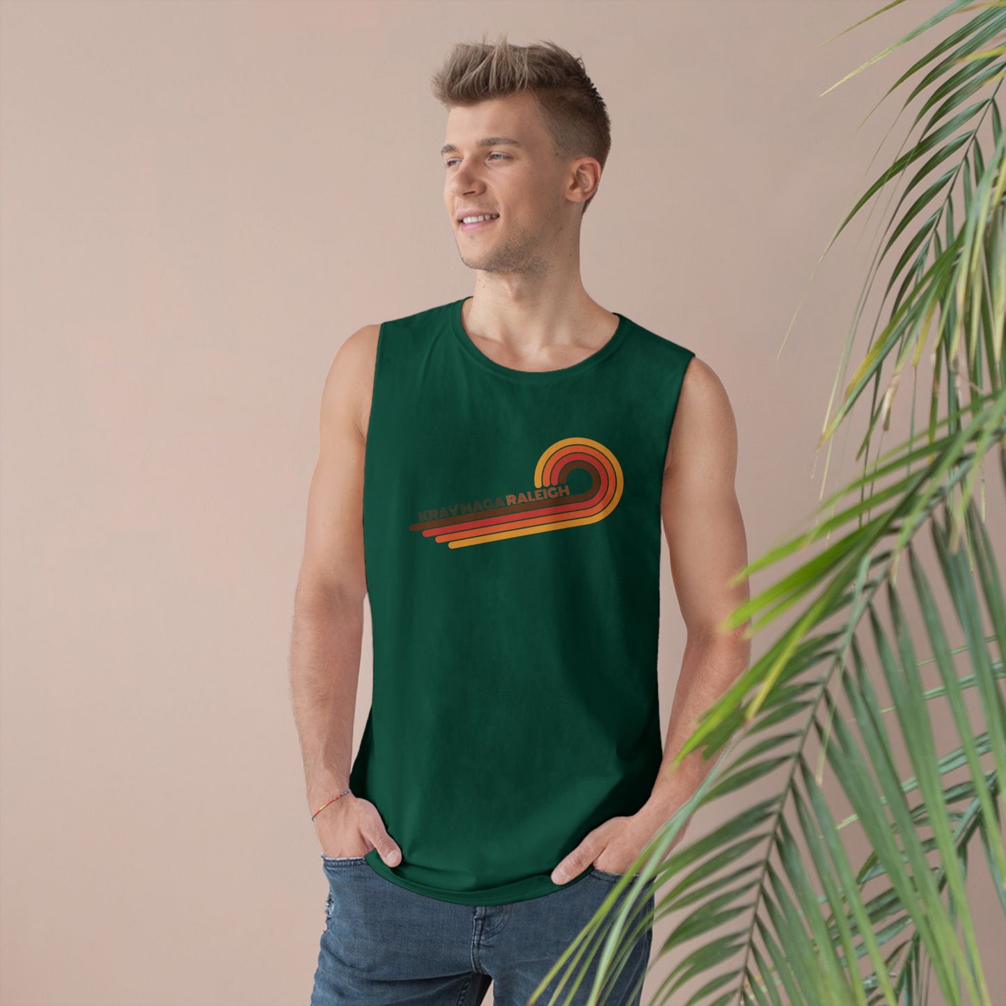 Unisex 70's Swirl Muscle Tank