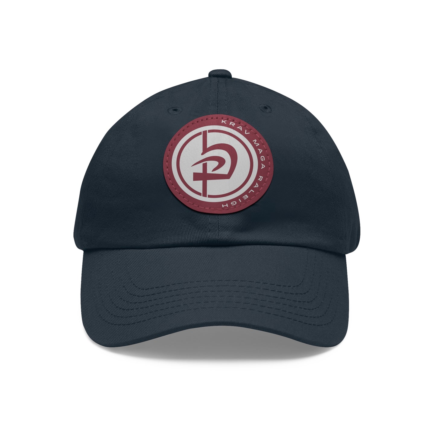 Leather Circle Patch Hat