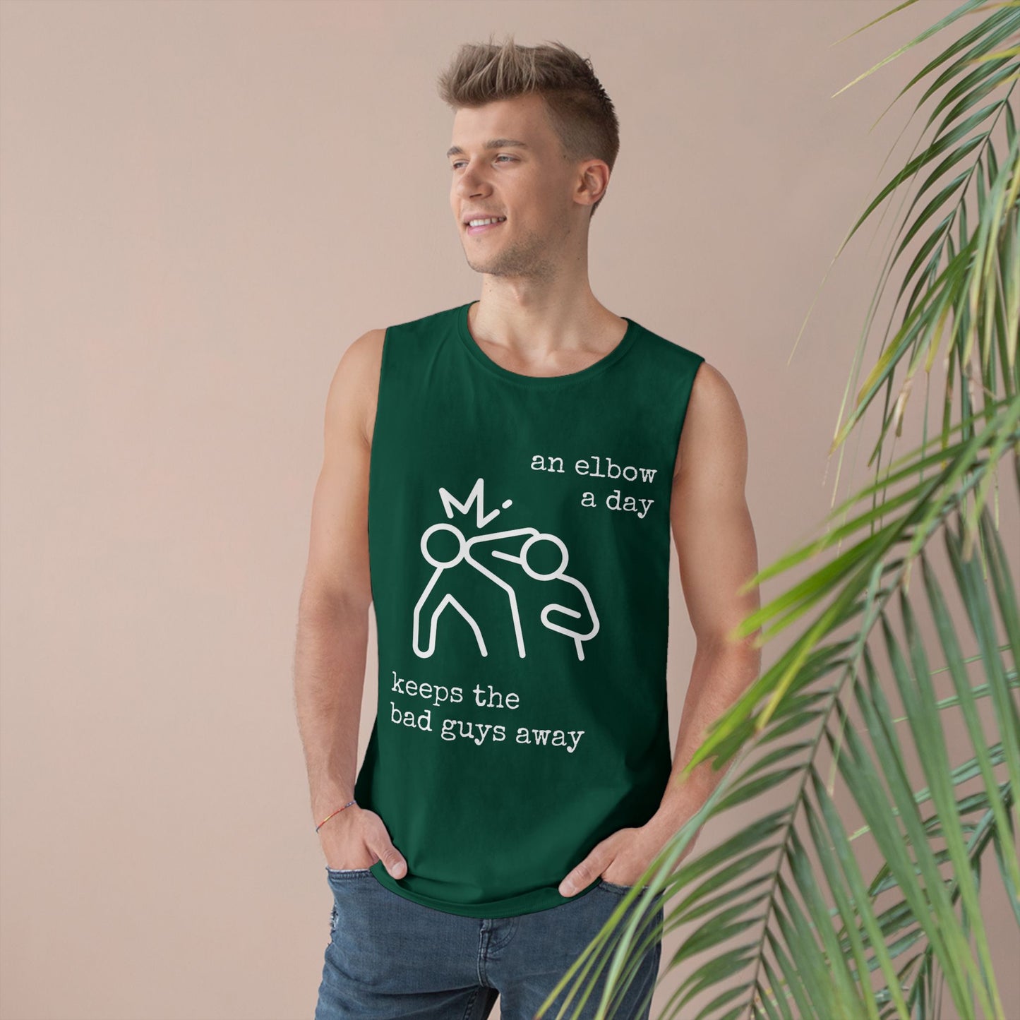 Unisex Elbow a Day Muscle Tank