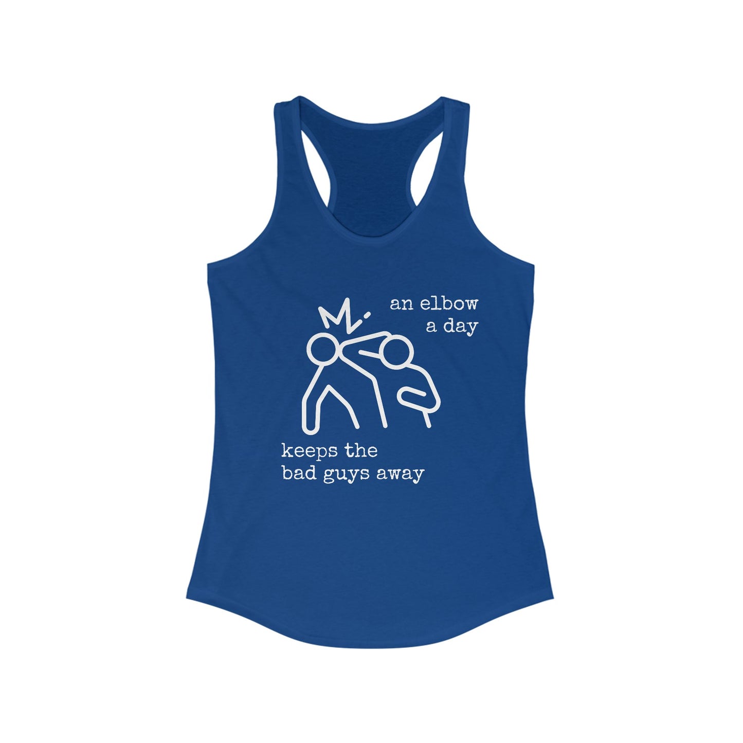 Women's Elbow A Day Racerback Tank