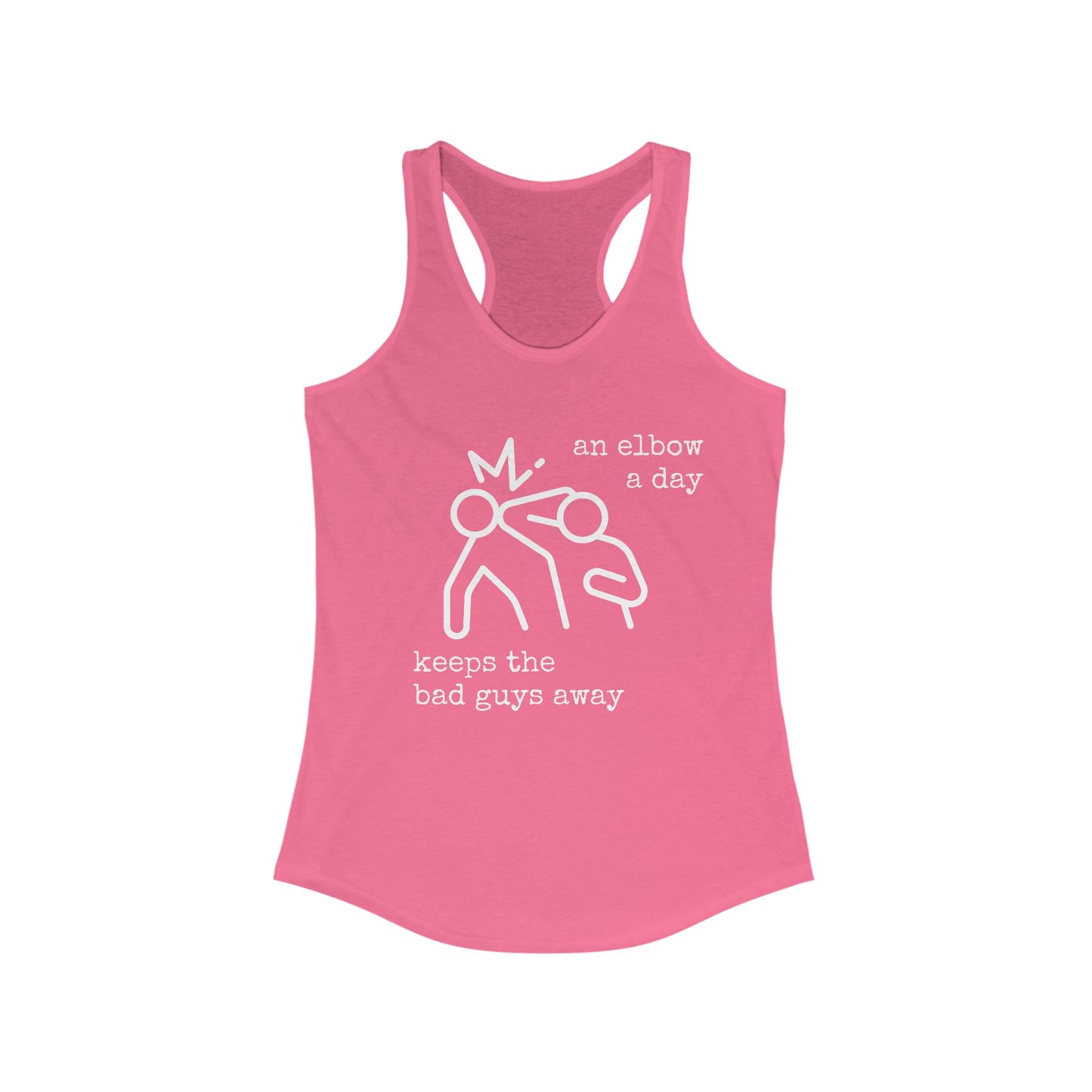 Women's Elbow A Day Racerback Tank