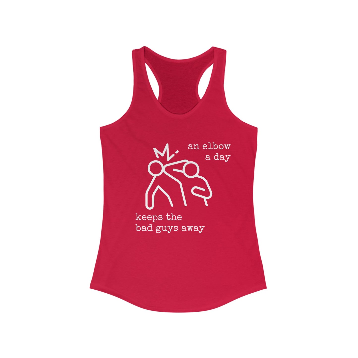 Women's Elbow A Day Racerback Tank