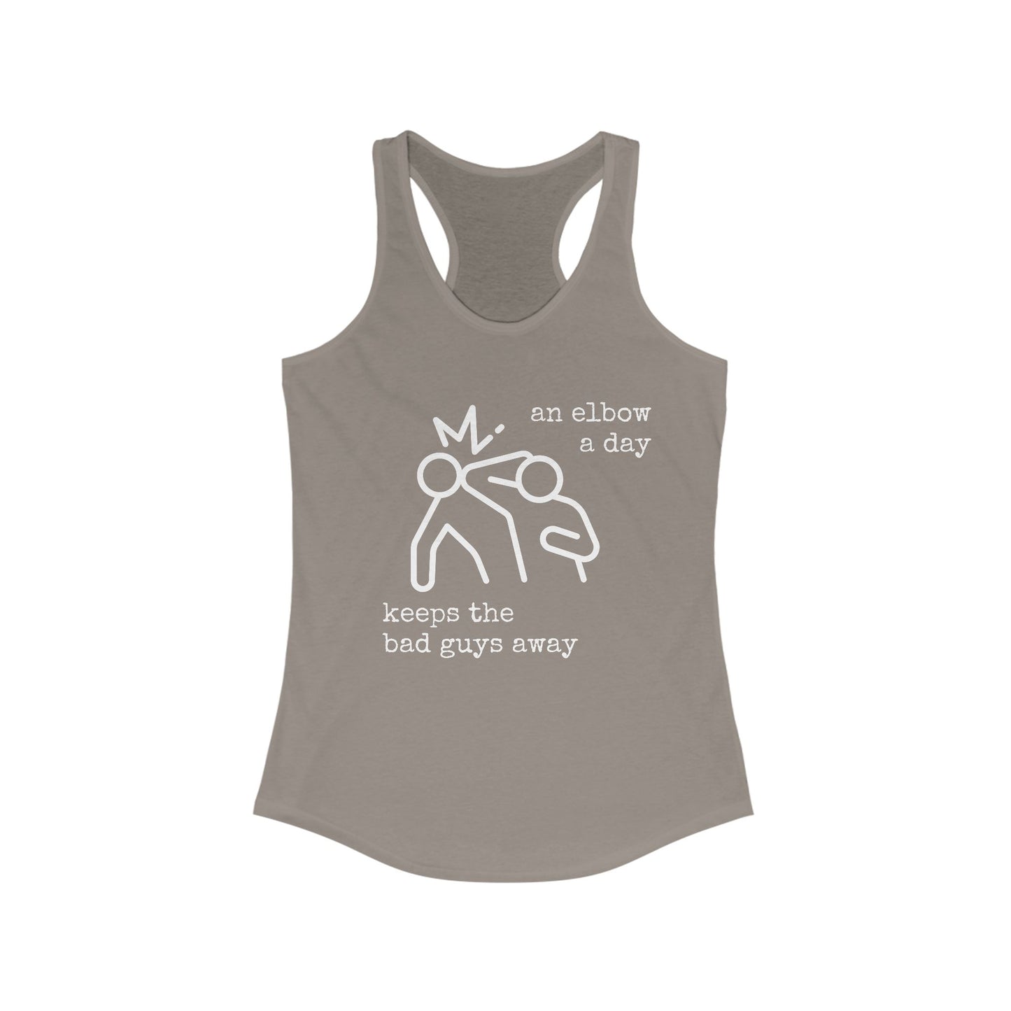 Women's Elbow A Day Racerback Tank