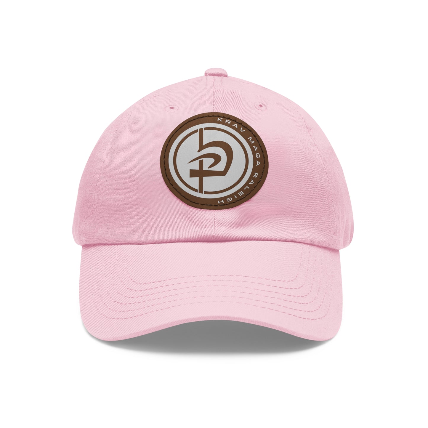 Leather Circle Patch Hat