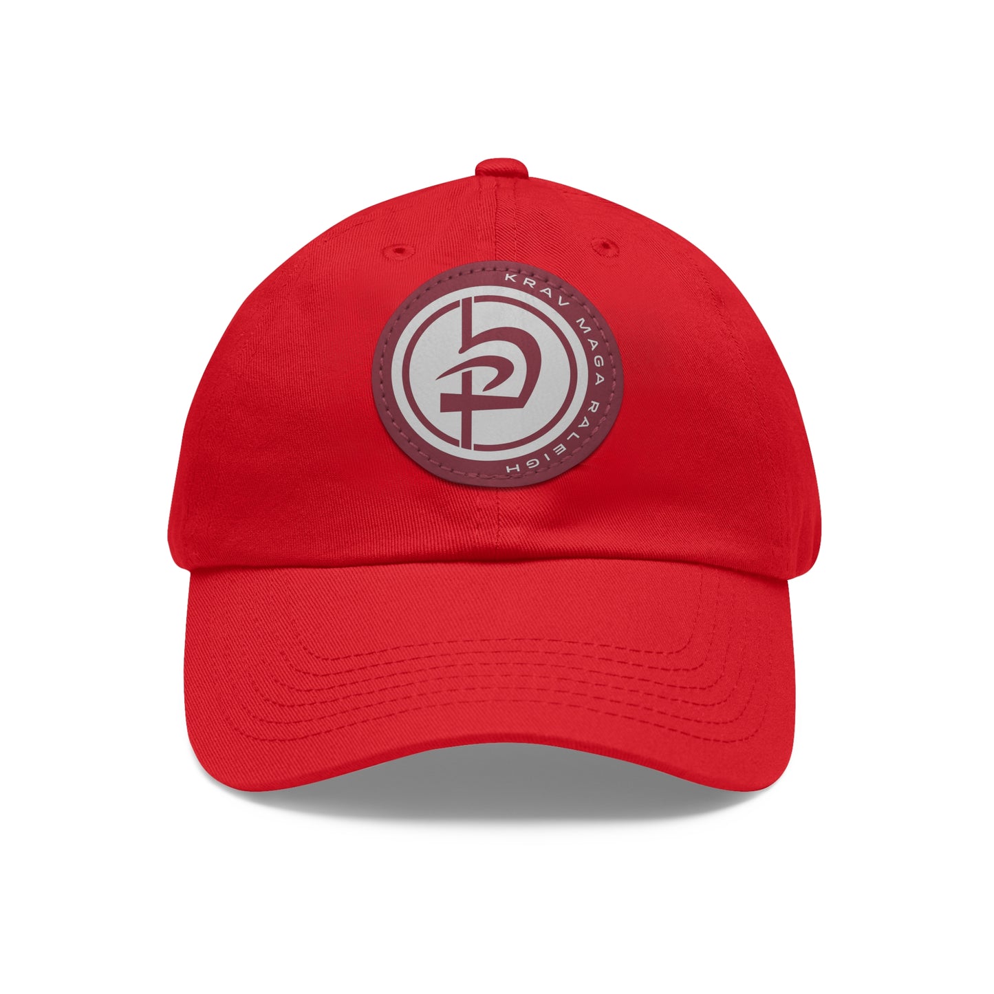 Leather Circle Patch Hat