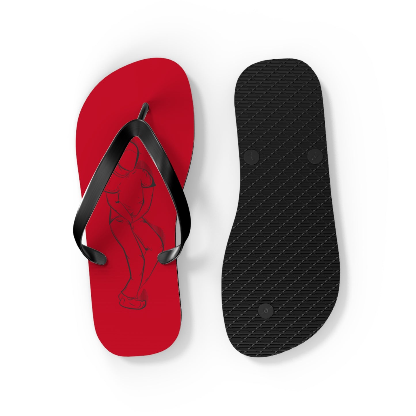 Better Living Flip Flops - Red