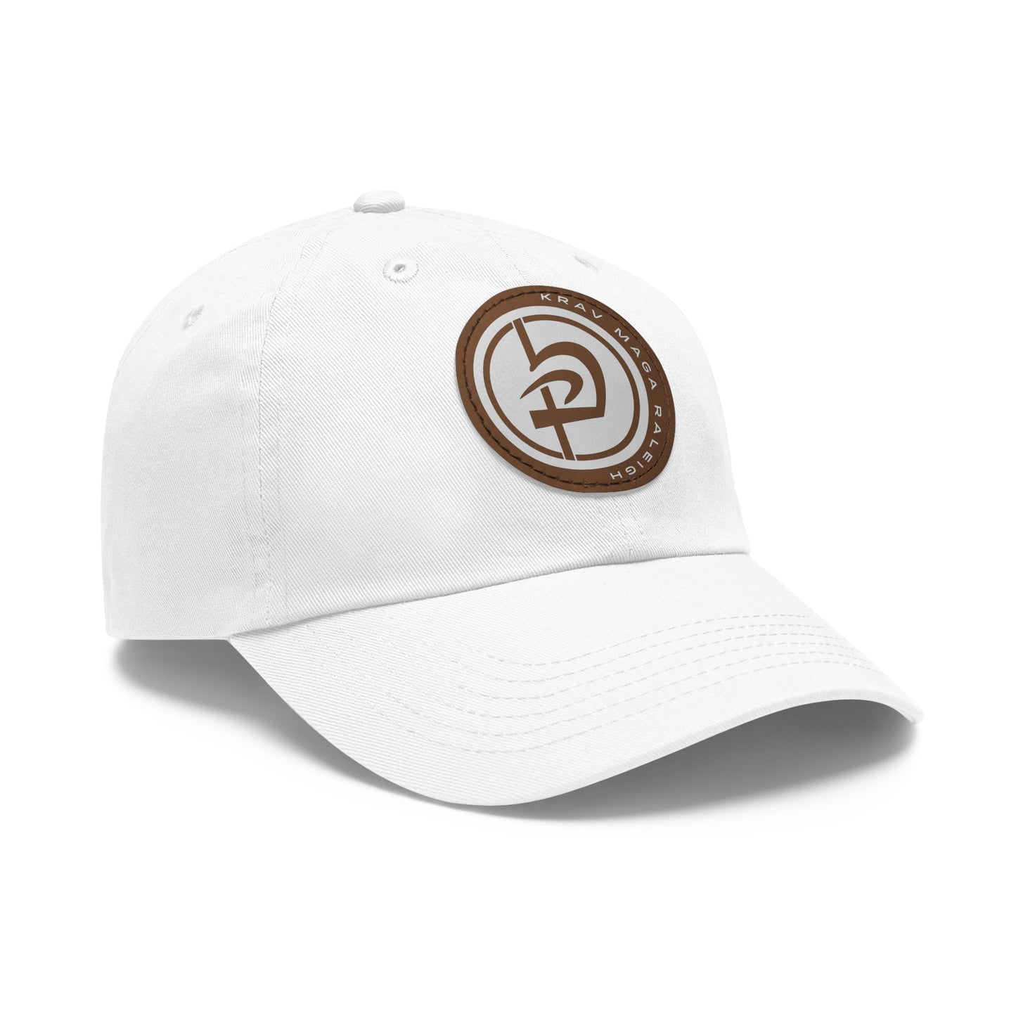 Leather Circle Patch Hat