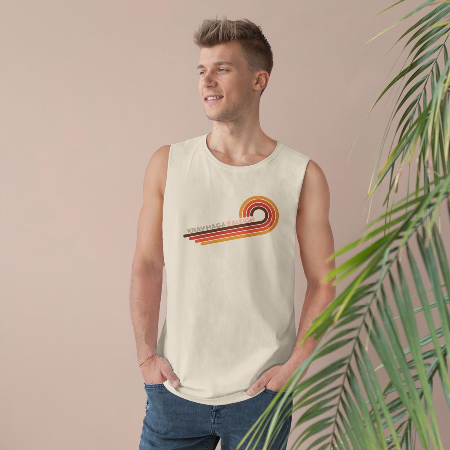 Unisex 70's Swirl Muscle Tank