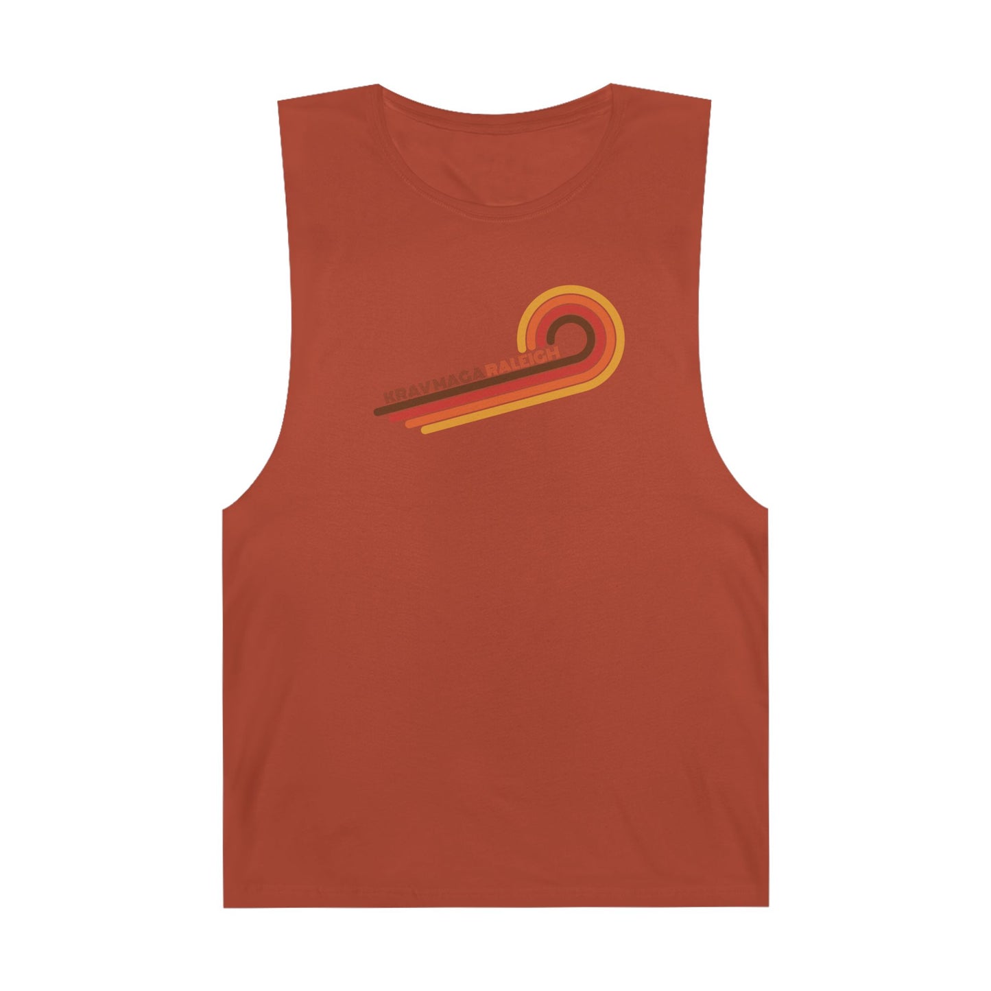 Unisex 70's Swirl Muscle Tank